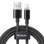 Cable USB-A to Lightning Mcdodo CA-3640, 1,2m (black), Mcdodo CA-3640