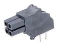 PCB RECEPTACLE, 4POS, 2ROW, 3MM, TH 44764-0403
