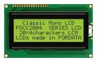 LCD DISPLAY, COB, TRANSFLECTIVE, STN FC2004B01-FHYYBW-51SE
