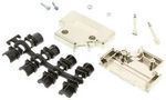 BACKSHELL, D, 45DEG, 25WAY MHD45PK25-K