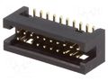 Connector: IDC; socket; male; PIN: 20; straight; SMT; 1.27mm CONNFLY DS1031-14-20S8B