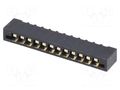 Connector: FFC/FPC; straight; PIN: 12; Non-ZIF; THT; tinned; 20mΩ CONNFLY DS1020-12ST1D