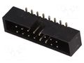 Connector: IDC; socket; male; PIN: 16; vertical; SMT; 2mm; 2x8 CONNFLY DS1014-16MF1B