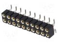 Connector: pin strips; socket; female; PIN: 20; vertical; SMT; 2x10 CONNFLY DS1002-01-2X10S13