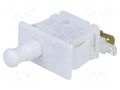 Switch: door; Pos: 2; SPDT; 10A/250VAC; white; Leads: connectors C&K DS1D6CQ2