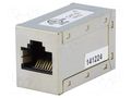 Coupler; socket; PIN: 8; Cat: 6a; shielded; 8p8c DIGITUS DN-93905
