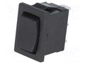 ROCKER; SP3T; Pos: 3; (ON)-OFF-(ON); black; none; Body: black NINIGI D-KWS22
