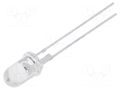 LED; pink (salmon pink); 5mm; 80000÷100000mcd; 15°; Front: convex OPTOSUPPLY OS6OGA5111P