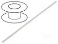 Insulating tube; fiberglass; -40÷180°C; Øint: 1mm; 4.3kV/mm; reel ZDIII OSKS-1.0