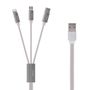 Cable USB 3in1 Remax Kerolla, 1m (white), Remax RC-094th White