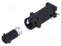 Fuse holder; horizontal; 5x20mm; -20÷85°C; 10A; polyester; UL94V-0 BULGIN FX0457