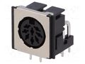 Connector: DIN; socket; female; shielded; PIN: 8; 270°; angled 90° CLIFF FM6728