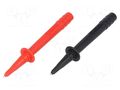 Measuring tip; 10A; 1kV; red and black; Socket size: 4mm FLUKE FLK-TP74