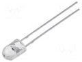 LED; orange; oval; 5x4.1mm; 7000÷8000mcd; 100/40°; Front: convex OPTOSUPPLY OSO5GA5HA1B