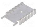 Heatsink: moulded; SOT32; L: 35.6mm; W: 22mm; H: 6.7mm; 21K/W; screw FISCHER ELEKTRONIK FK218MI32