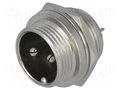 Connector: microphone; socket; male; PIN: 2; for panel mounting CLIFF FC684202