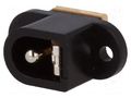 Connector: DC supply; socket; male; 5A; straight; soldering; 5.5mm CLIFF FC681493