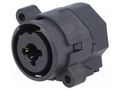 Connector: Jack 6,3mm + XLR; socket; female; straight; THT CLIFF FC2440