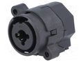 Connector: Jack 6,3mm + XLR; socket; female; straight; THT CLIFF FC2440