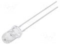 LED; green; 5mm; 2180÷3000mcd; 60°; Front: convex; 2.8÷3.8VDC OPTOSUPPLY OSPG5161A-NO