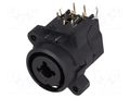 Connector: Jack 6,3mm + XLR; socket; female; angled 90°; THT CLIFF FC2430