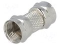 Coupler; for cable; straight; F plug,both sides YIZN Jiangsu Tengyu Electronics co. FC-019