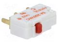 Microswitch SNAP ACTION; 5A/250VAC; without lever; SPDT; ON-(ON) SAIA-BURGESS F5T8UL