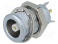 Connector: coaxial; 00; socket; female; soldering; 4A; IP50; 50Ω LEMO ERN00250CTL