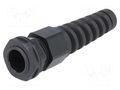 Cable gland; with strain relief; PG11; IP68; polyamide; black KSS WIRING EG-11SR
