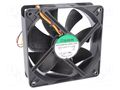 Fan: DC; axial; 12VDC; 120x120x38mm; 234.4m3/h; 48dBA; ball; 24AWG SUNON EEC0381B1-G99