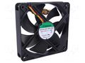 Fan: DC; axial; 12VDC; 120x120x25mm; 127.5m3/h; 34dBA; ball; 24AWG SUNON EEC0251B3-G99