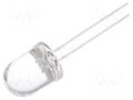 LED; white cold; 10mm; 10000÷14000mcd; 30°; Front: convex; 2.8÷4VDC OPTOSUPPLY OSPW0231A-TU