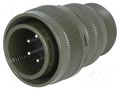 Connector: circular; plug; for cable; PIN: 6; male; soldering; MS/DS AMPHENOL DS3106A18-12P