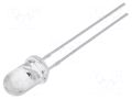LED; yellow green; 5mm; 4200mcd; 15°; Front: convex; 1.8÷2.4VDC OPTOSUPPLY OSUG5111A-OP