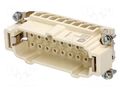 Connector: HDC; male; 400V; Han E® High Temp; PIN: 16; size 16B HARTING 09338162602