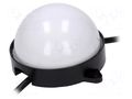 LED; RGB; IP68; 180°; No.of diodes: 12; 5050,PLCC6; Ø100mm; SMD WORLDSEMI HC-F24V-F100-12L-M
