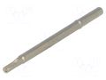 Test probe socket; 2.54mm; 6.5A; 100-25; soldered QA TECHNOLOGY IT100-S