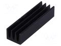 Heatsink: extruded; black; L: 22mm; W: 6.3mm; H: 4.8mm; 34K/W FISCHER ELEKTRONIK ICKSMDA22SA