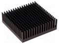 Heatsink: extruded; black; L: 53.3mm; W: 53.3mm; H: 16.51mm; 7K/W FISCHER ELEKTRONIK ICKPGA21X21