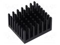 Heatsink: extruded; black; L: 24.76mm; W: 27.95mm; H: 15.24mm FISCHER ELEKTRONIK ICKPGA11X11