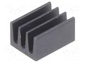 Heatsink: extruded; black; L: 8.5mm; W: 6.3mm; H: 4.8mm; 83K/W FISCHER ELEKTRONIK ICK6/8L