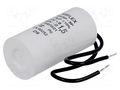 Capacitor: polypropylene; motors, run; 1.5uF; 450V; Ø25x51mm; ±10% MIFLEX I150V515K-G1