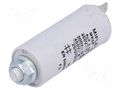 Capacitor: polypropylene; motors, run; 4uF; 450V; Ø25x58mm; ±10% MIFLEX I15KV540K-B