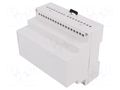 Enclosure: for DIN rail mounting; Y: 90mm; X: 105mm; Z: 71mm; noryl ELBAG HUT6-C