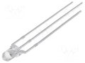 LED; blue/yellow; 3mm; 30°; Front: convex; 1.8÷2.4/2.9÷3.6VDC OPTOSUPPLY OSYBMC3131A