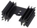 Heatsink: extruded; TO220; black; L: 25.4mm; 12.6K/W; aluminium STONECOLD HS-135-25