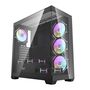 Darkflash DS900 computer case (black) + 7 ARGB fans, Darkflash DS900 Black + fans