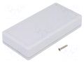 Enclosure: multipurpose; X: 65mm; Y: 130mm; Z: 25mm; 1599; ABS; grey HAMMOND HM-1599BSGYBAT