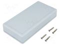 Enclosure: multipurpose; X: 65mm; Y: 130mm; Z: 25mm; 1599; ABS; grey HAMMOND HM-1599BGY