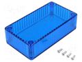 Enclosure: multipurpose; X: 62mm; Y: 112mm; Z: 27mm; 1591; IP54 HAMMOND HM-1591BTBU